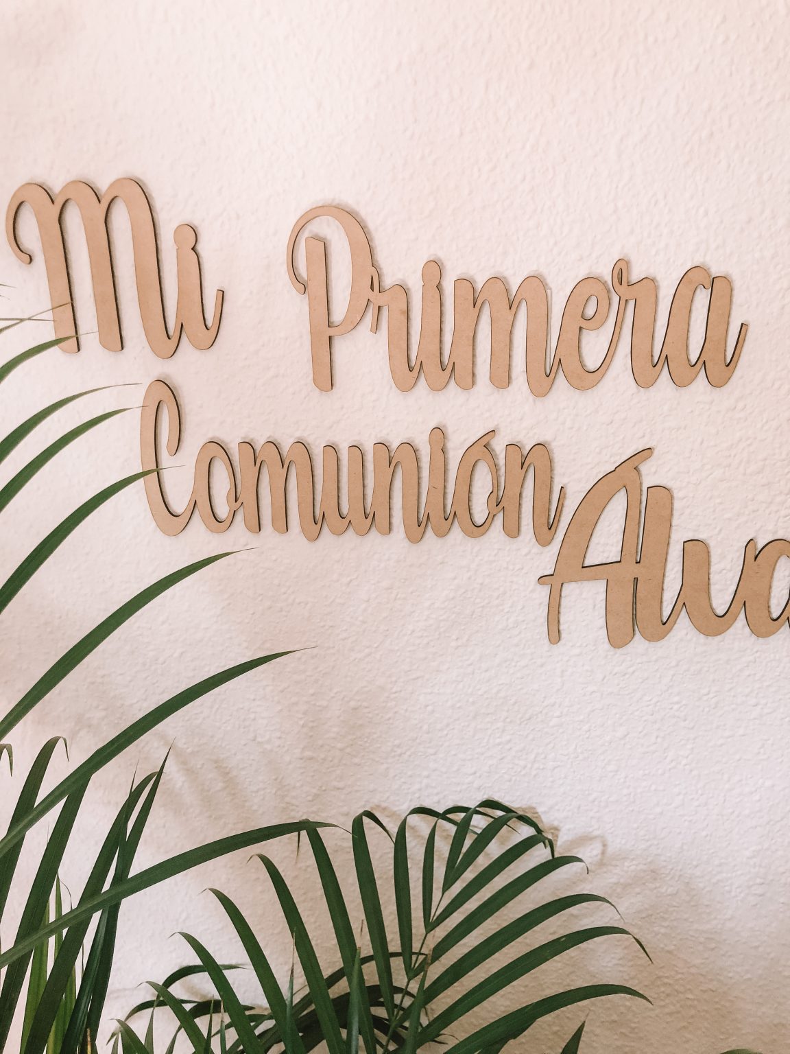 Letrero Mi Primera Comunión La Magia de Sara